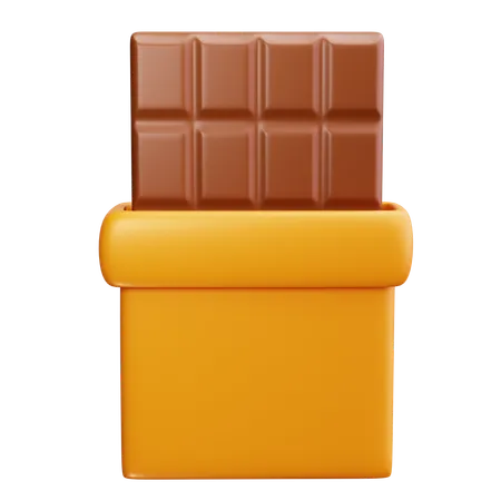 Chocolate  3D Icon