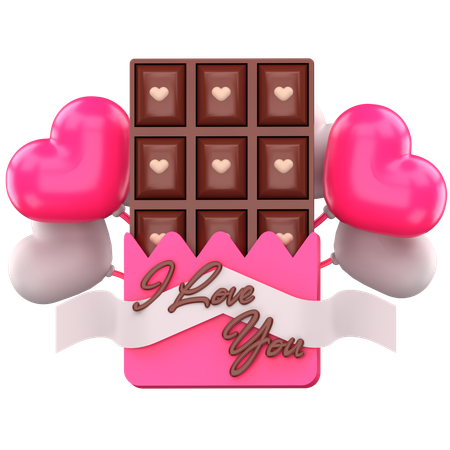 Chocolate  3D Icon