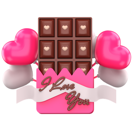 Chocolate  3D Icon