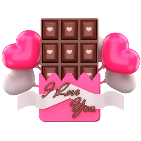 Chocolate  3D Icon