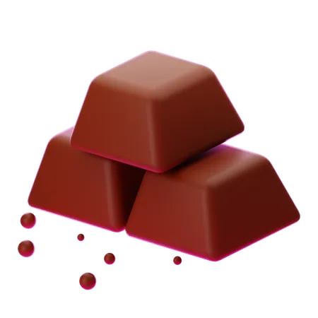 Chocolate  3D Icon