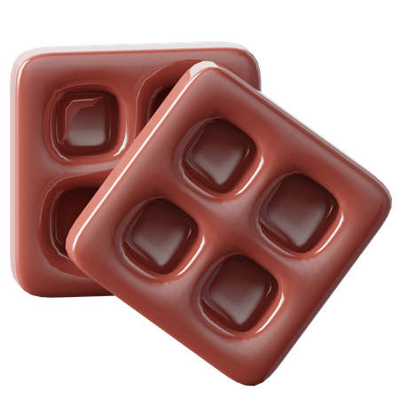 Chocolate  3D Icon