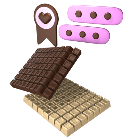 Chocolate  3D Icon