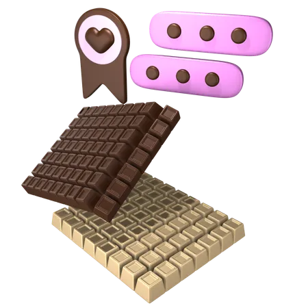 Chocolate  3D Icon