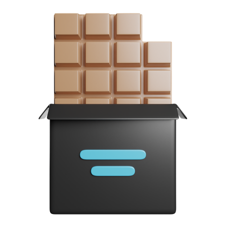 Chocolate  3D Icon