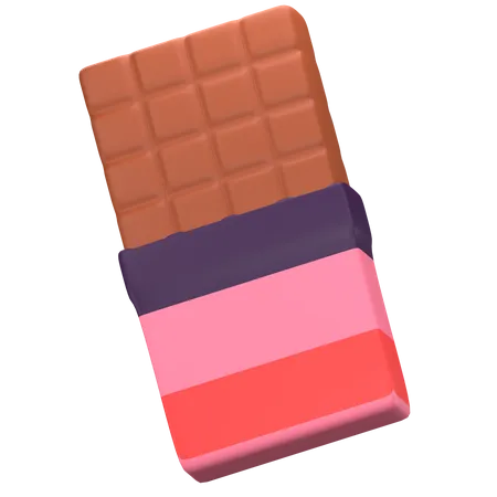 チョコレート  3D Icon