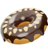 Chocolate Almond Donuts