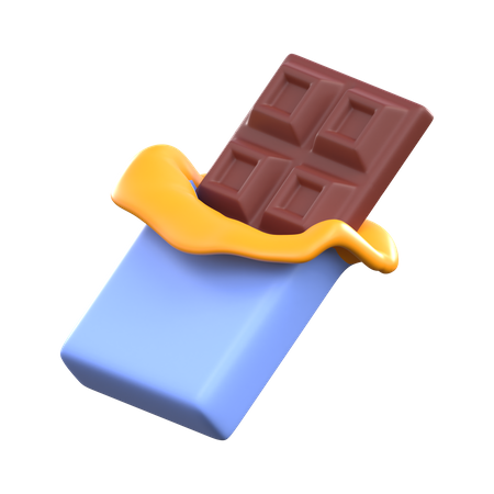 Chocolate escuro  3D Icon
