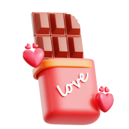 Amor de Chocolate  3D Icon