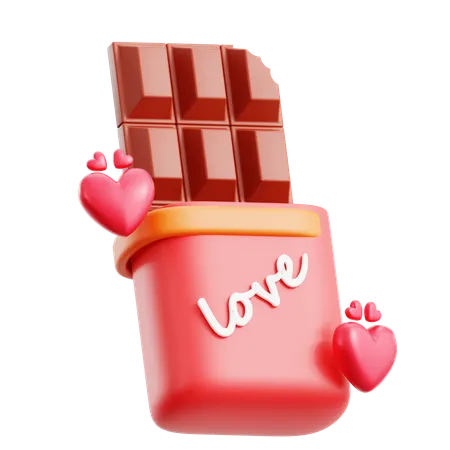 Amor de Chocolate  3D Icon