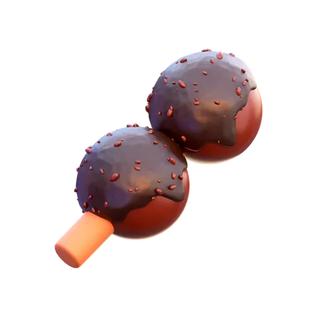 Chocolate Ball  3D Icon