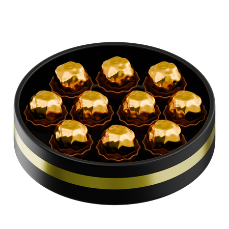 Chocolate Ball  3D Icon