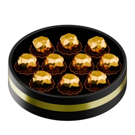 Chocolate Ball  3D Icon