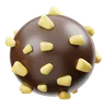 Chocolate Ball With Cashew Nuts