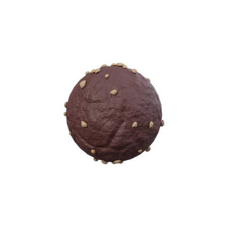 Chocolate Balls  3D Icon