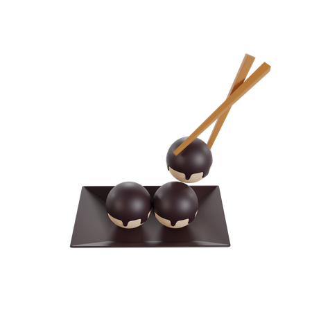 Chocolate Balls  3D Icon