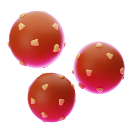 Chocolate Balls  3D Icon