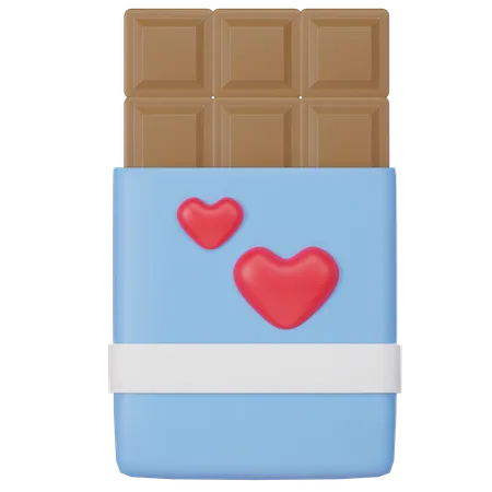 Valentine Chocolate 3 D Icon 3D Icon