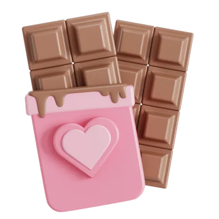 Chocolate For Valentine 3D Icon