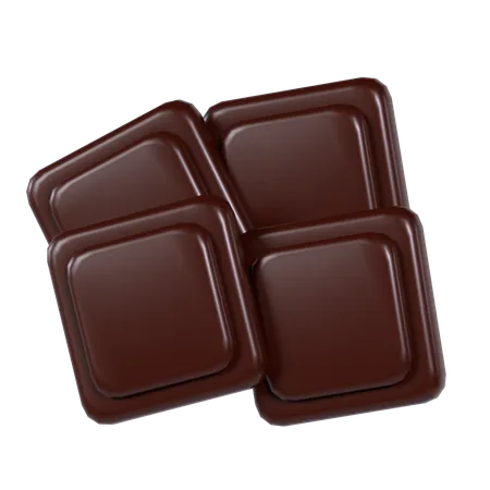 Chocolate 3 D Illustration Good For Food Design 3D Icon