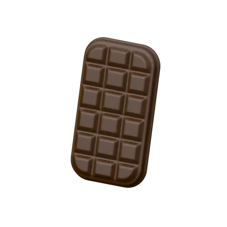 Indulgent Milk Chocolate Bar With A Creamy Texture Rich Cocoa Flavor And Hints Of Vanilla Offering Pure Satisfaction In Every Bite 3D Icon