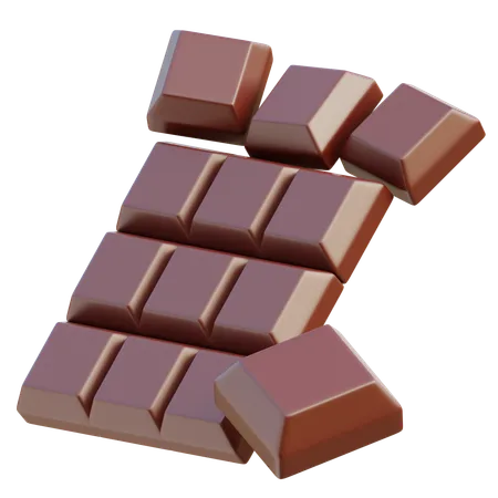Chocolate Bar  3D Icon