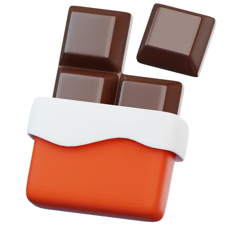 초콜릿 바  3D Icon