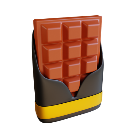 Chocolate Bar  3D Icon