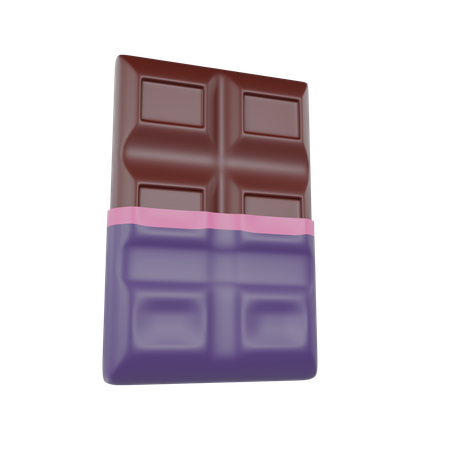 Chocolate Bar  3D Icon