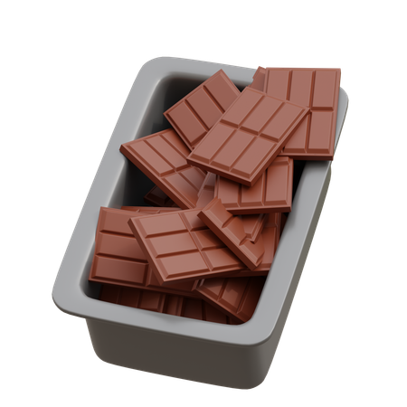 Chocolate Bar  3D Icon