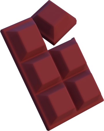 Chocolate Bar  3D Icon