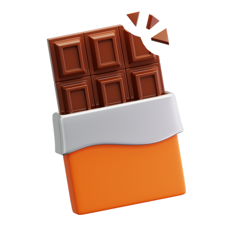 Chocolate Bar  3D Icon
