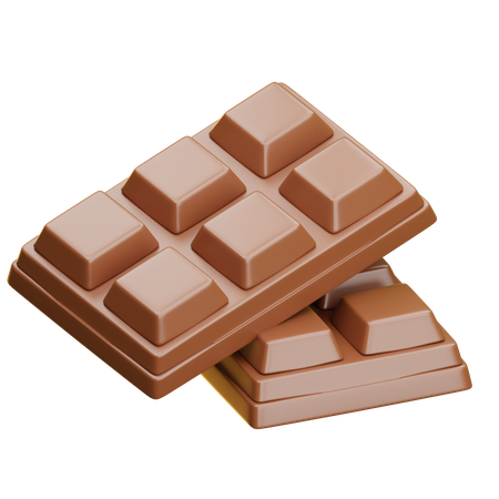 Chocolate Bar  3D Icon
