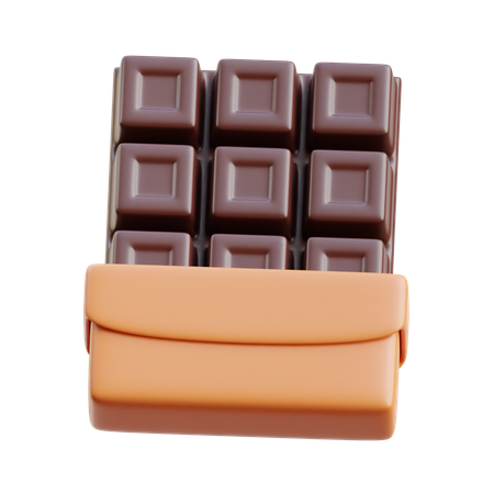 Chocolate Bar  3D Icon