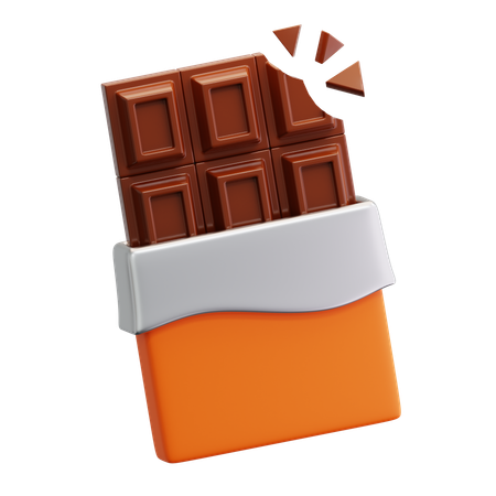 Chocolate Bar  3D Icon