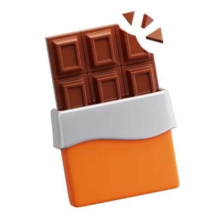 Chocolate Bar  3D Icon