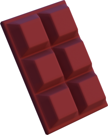 Chocolate Bar  3D Icon