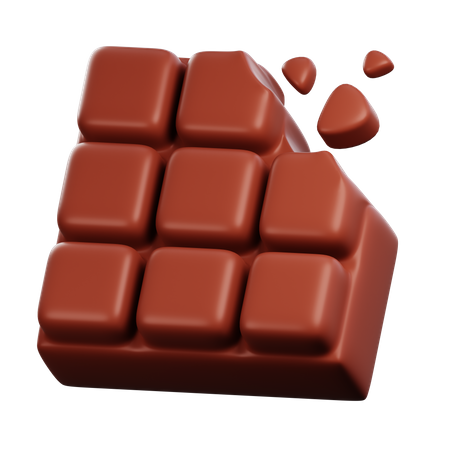 Chocolate Bar  3D Icon