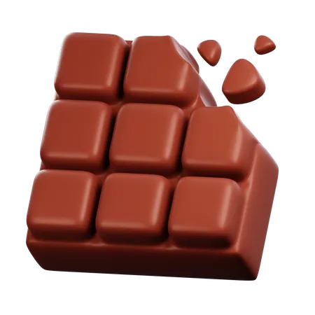 Chocolate Bar  3D Icon