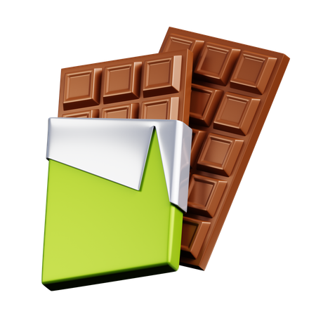 Chocolate Bar  3D Icon