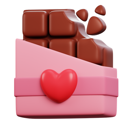 Chocolate Bar  3D Icon