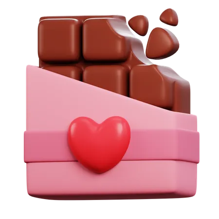 Chocolate Bar  3D Icon