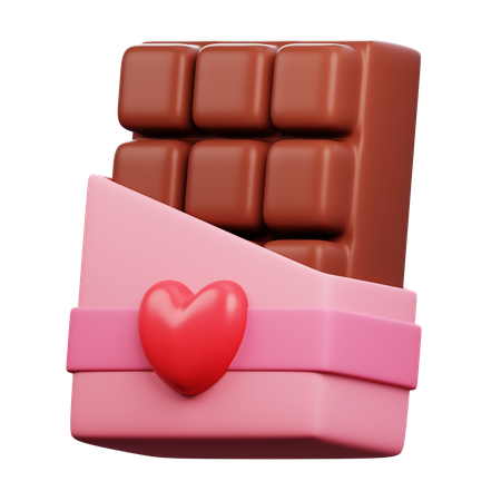 Chocolate Bar  3D Icon