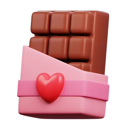 Chocolate Bar  3D Icon