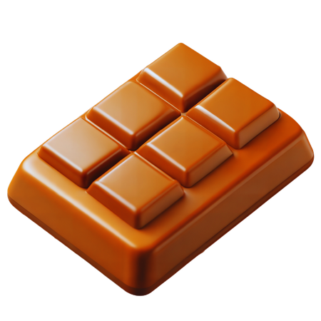 Chocolate Bar  3D Icon