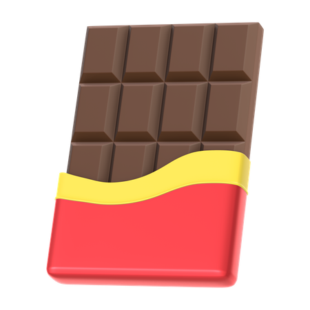 Chocolate Bar  3D Icon