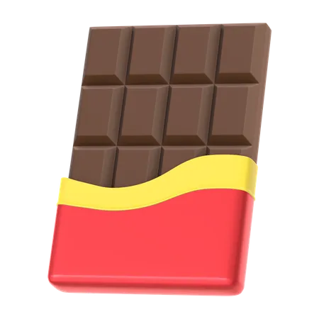 Chocolate Bar  3D Icon