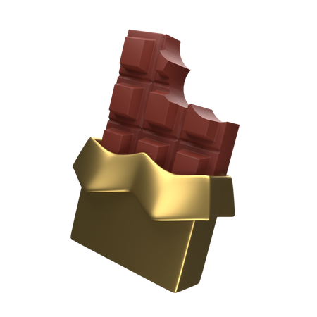 Chocolate Bar  3D Icon