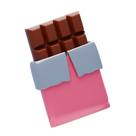 Chocolate Bar  3D Icon