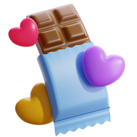 Chocolate Bar  3D Icon